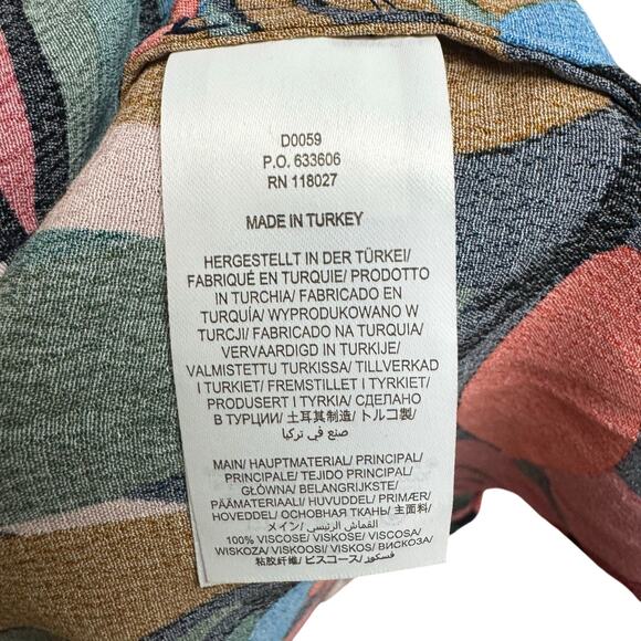 Boden Botanical Tiered Midi Maxi Dress Long Sleeve Viscose - Picture 8 of 11